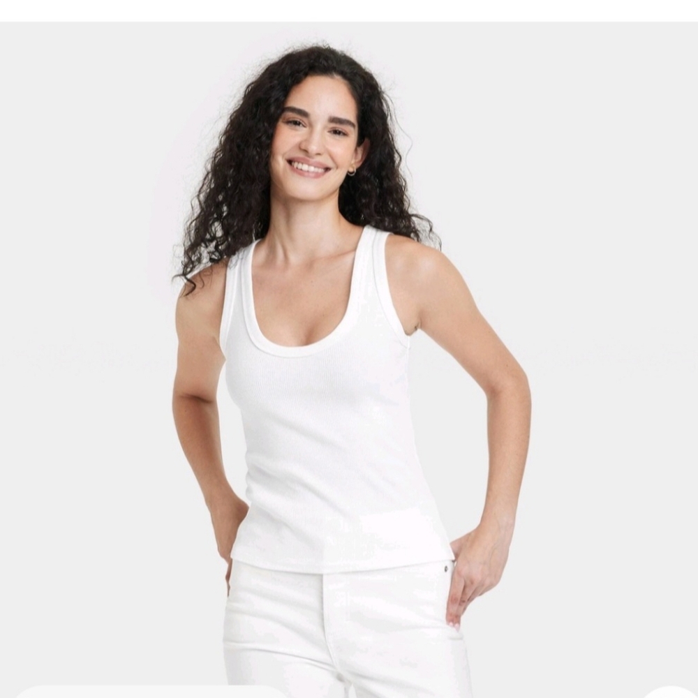 Women's White Tank Top